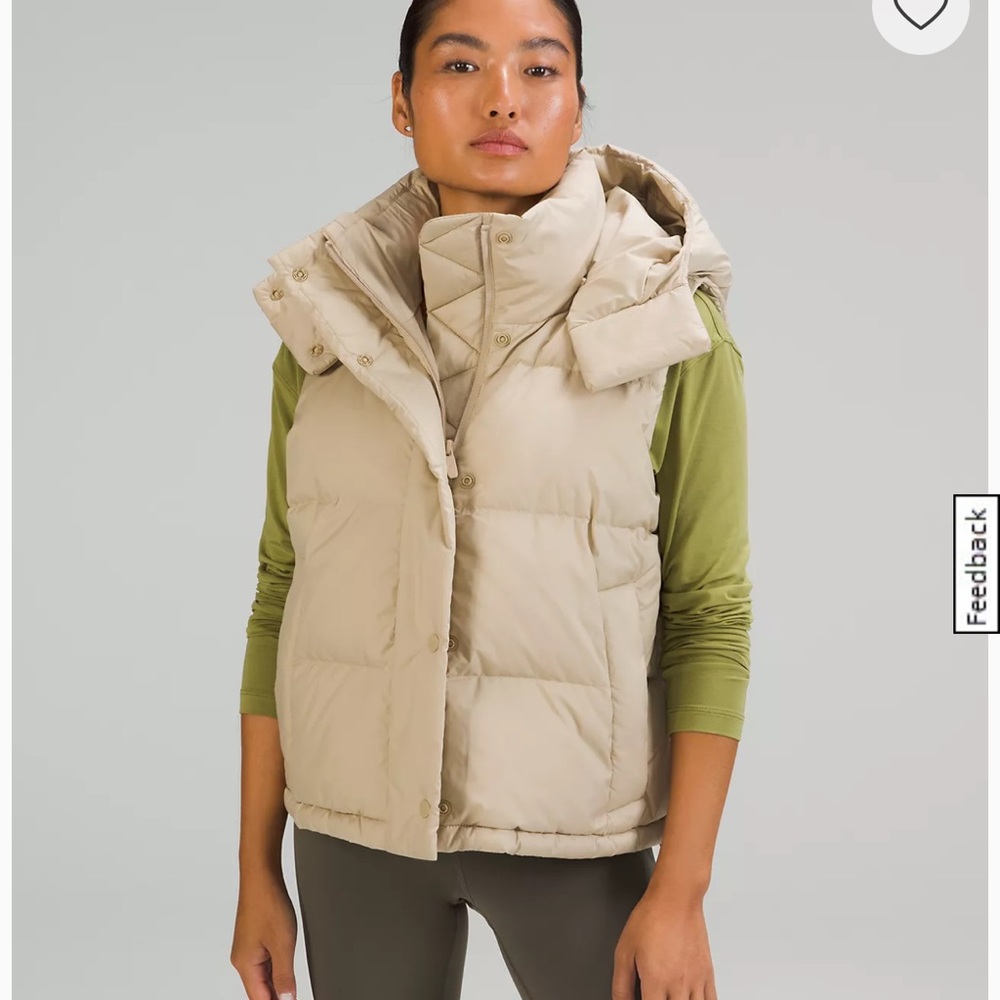 Lululemon Wunder Puff Cropped Vest